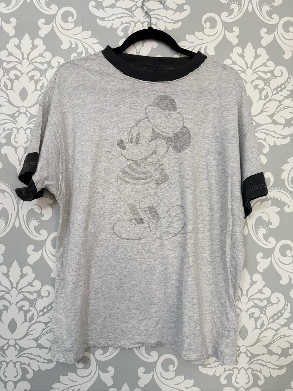 🌿2/$25 • Aerie Mickey Mouse Crew Oversized Boyfriend T-Shirt - Picture 2 of 6